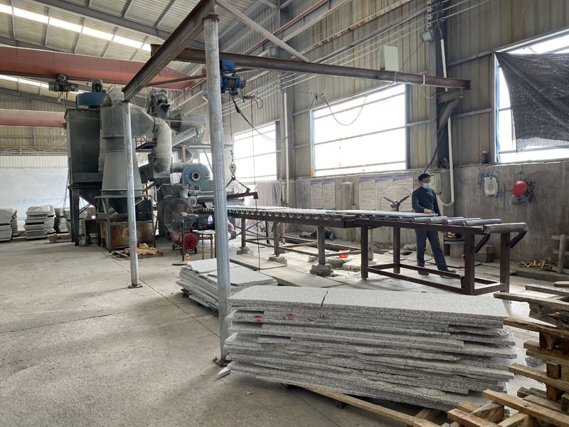 噴砂面生産車間